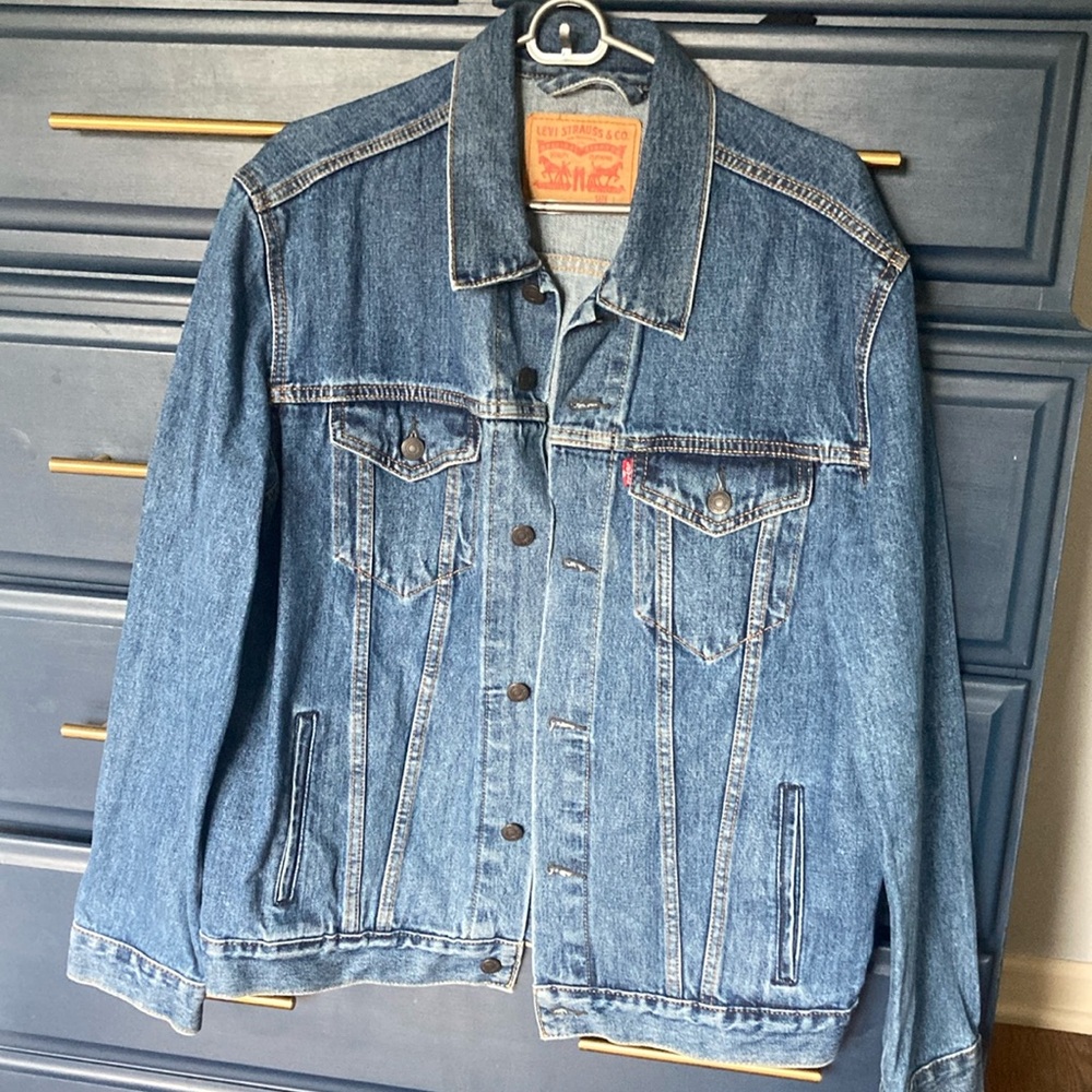 Levi's Blue Lightweight Shirt Jacket with Classic Design